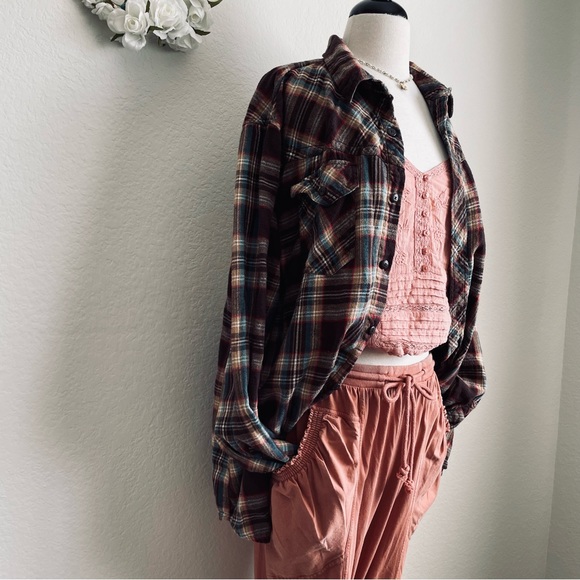 Reworked Boho Flannel “I Got A Peaceful Easy Feeling” - Picture 3 of 16